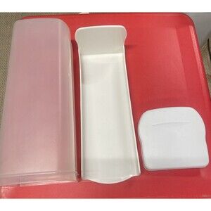 vintage Rubbermaid Servin Saver 380A Bread Keeper With 380B Drawer & 380C Lid -C